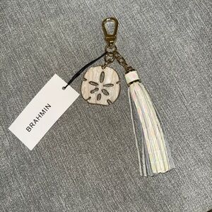 Brahmin Sand Dollar Tassel in Milk Melbourne.